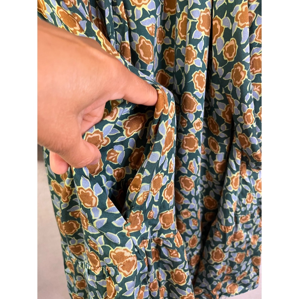 Anthropologie Omkia Mini Dress Balloon Sleeve Sz S - Picture 8 of 12